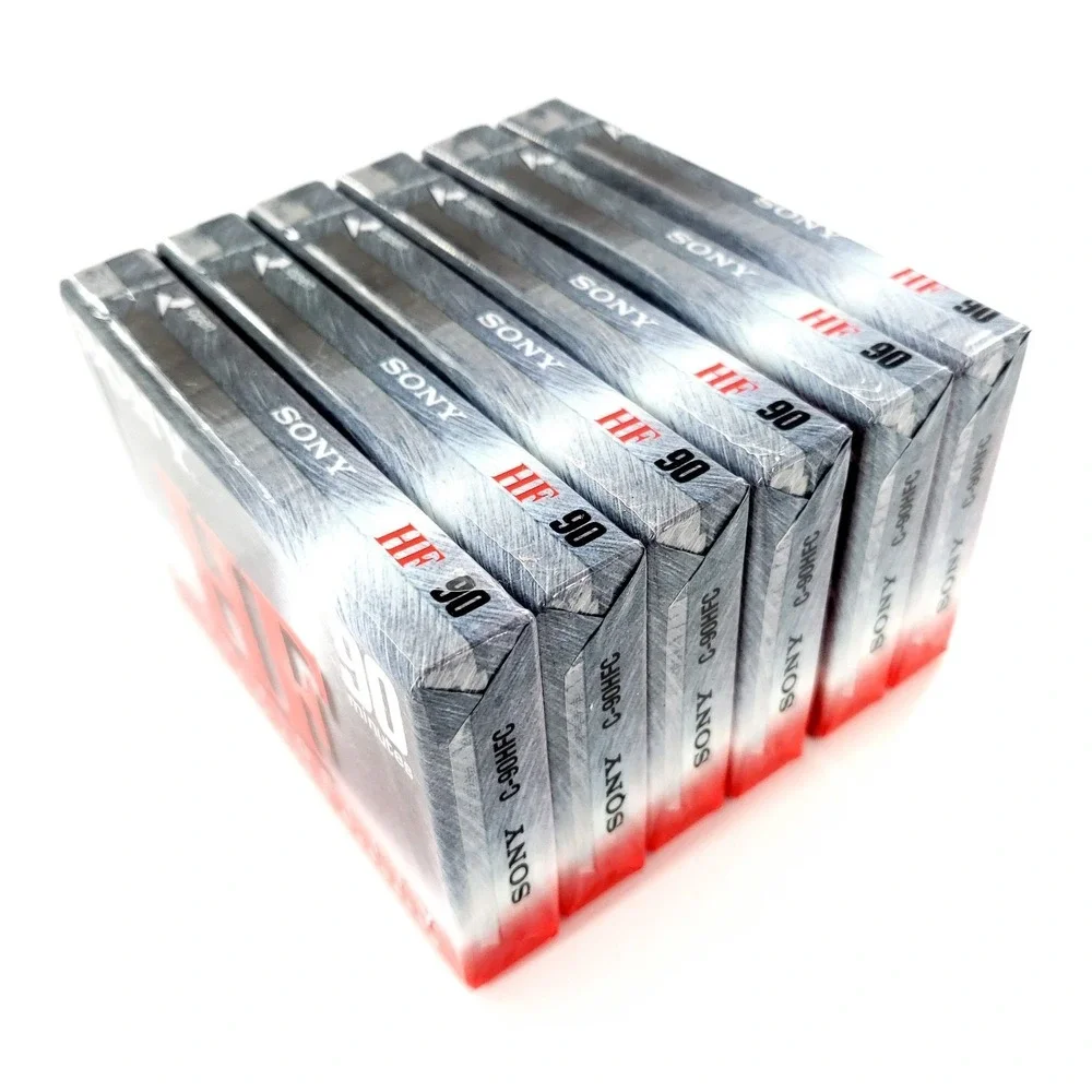 Sony HF 90 High Fidelity Normal Bias Cassette Lot Of 6 Brand New Sealed